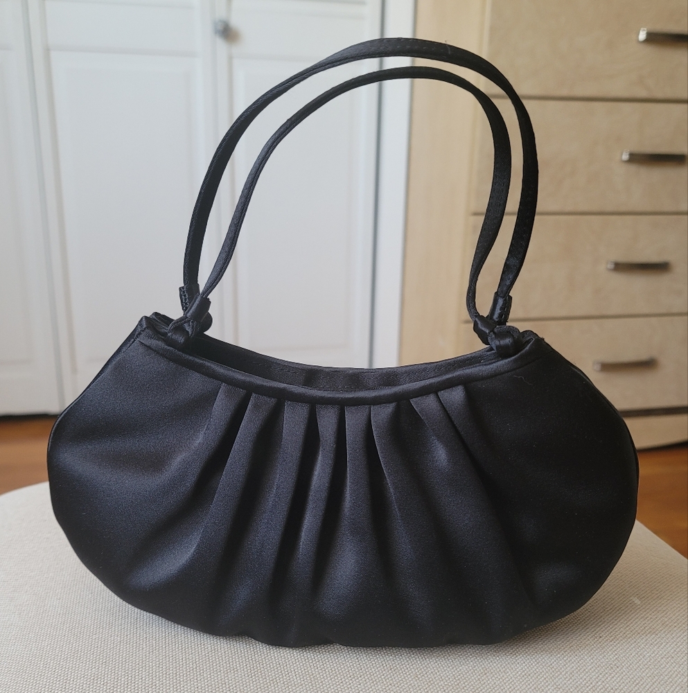 LORD & TAYLOR Jeweled Embellished Satin Mini Purse - Picture 7 of 7